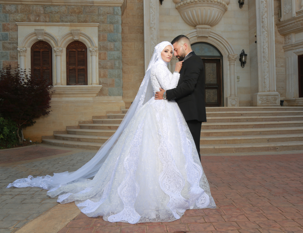 Robe de mariée pour femmes voilées
