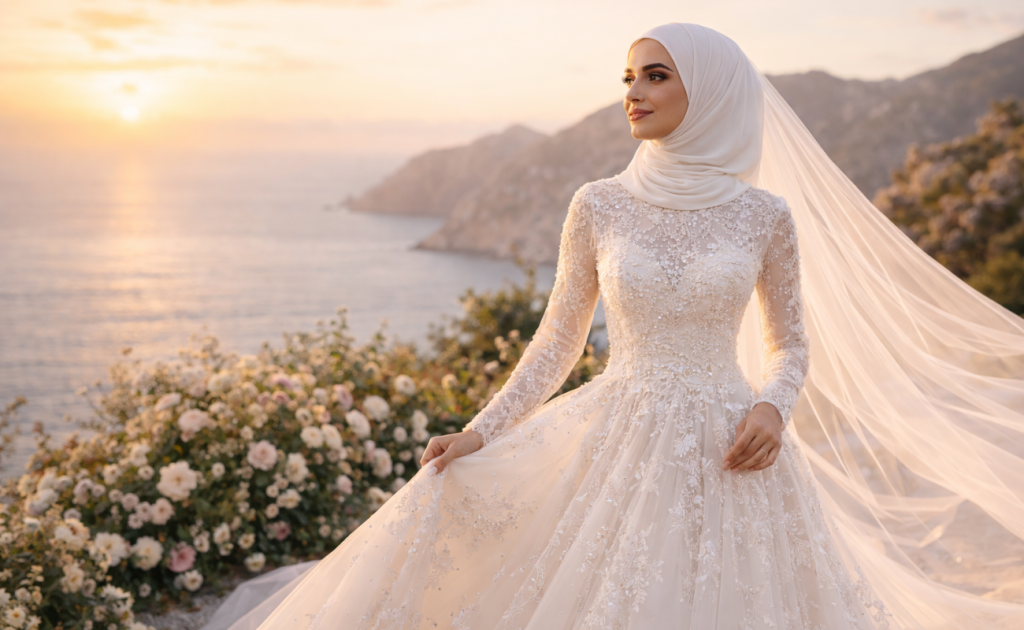 robe de mariée musulmane