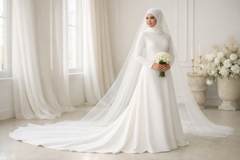 robe de mariée minimaliste