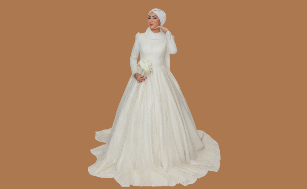 robe de mariée voilée élégance