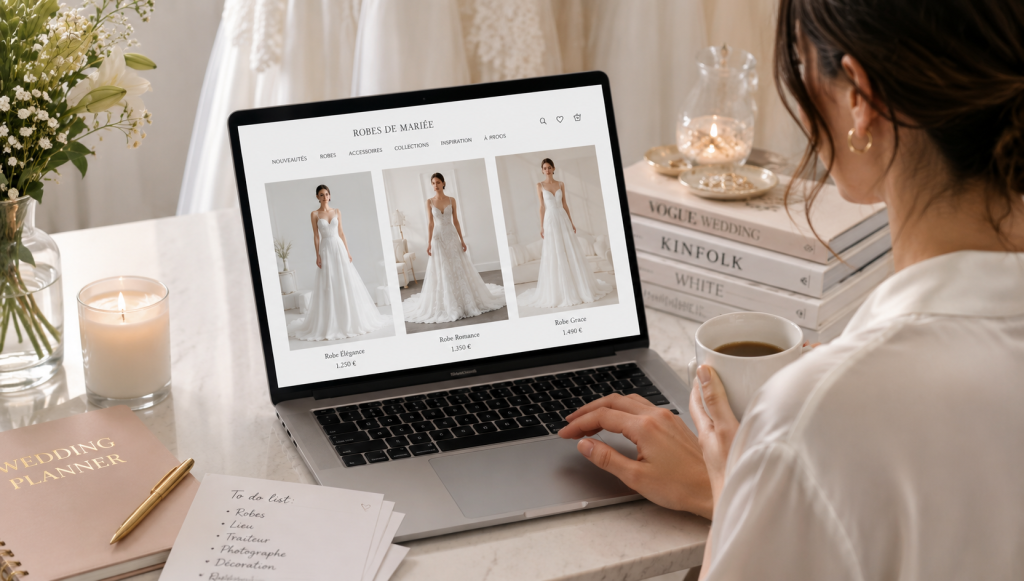 Créer une robe de mariée unique inspirée des défilés haute couture